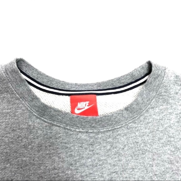 Nike Short-Sleeves Pullover Sweatshirt Lounge Dress in light Gray - Picture 6 of 10